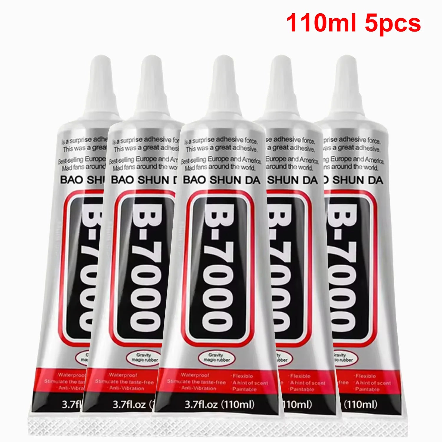 B7000 Jewelry Adhesive Liquid Ounce Transparent Adhesive - Used for rhinestones, mobile phone repairs, nail art, glass, jewelry.