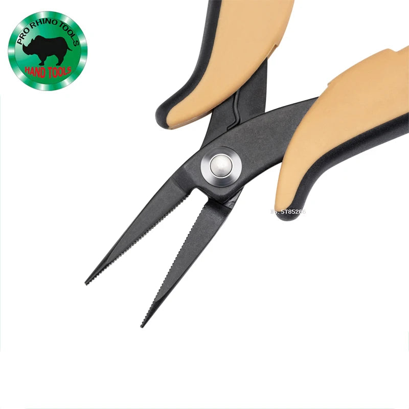 Japan's RHINO YP-10 Needle-Nose Pliers 6 Inch Hand-Beaded Jewelry With Toothed Fine Needle Mouth Precision Pliers