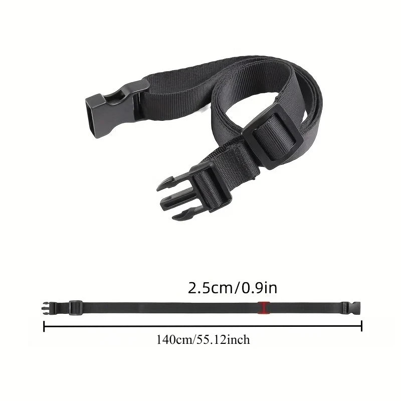4pcs Adjustable Luggage Straps, Reusable Nylon Fasteners for Suitcase, Travel Packing, Bike Rack, Tent, Backpack, Cargo Securing