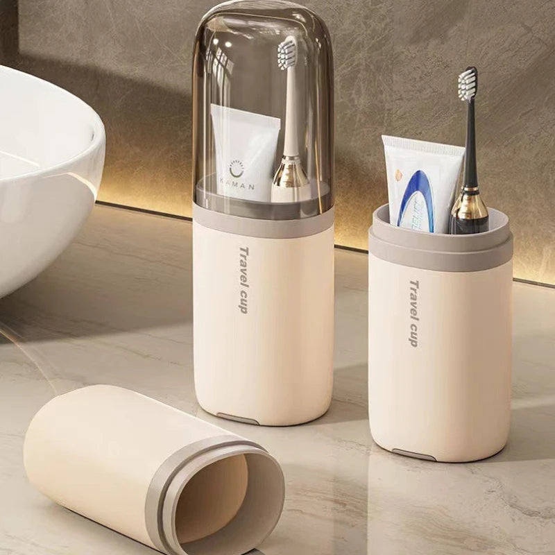 Toothbrush Travel Containers Transparent Portable Toothbrush Case Outdoor/business Trip/travel Acessories