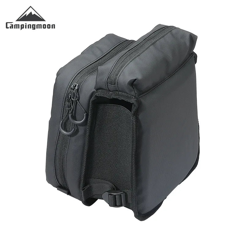 CAMPINGMOON Cheap Black BK-PL Multi-functional Headrest Bag for Car Seating with Glasses Pocket and Built-in Storage Organizer