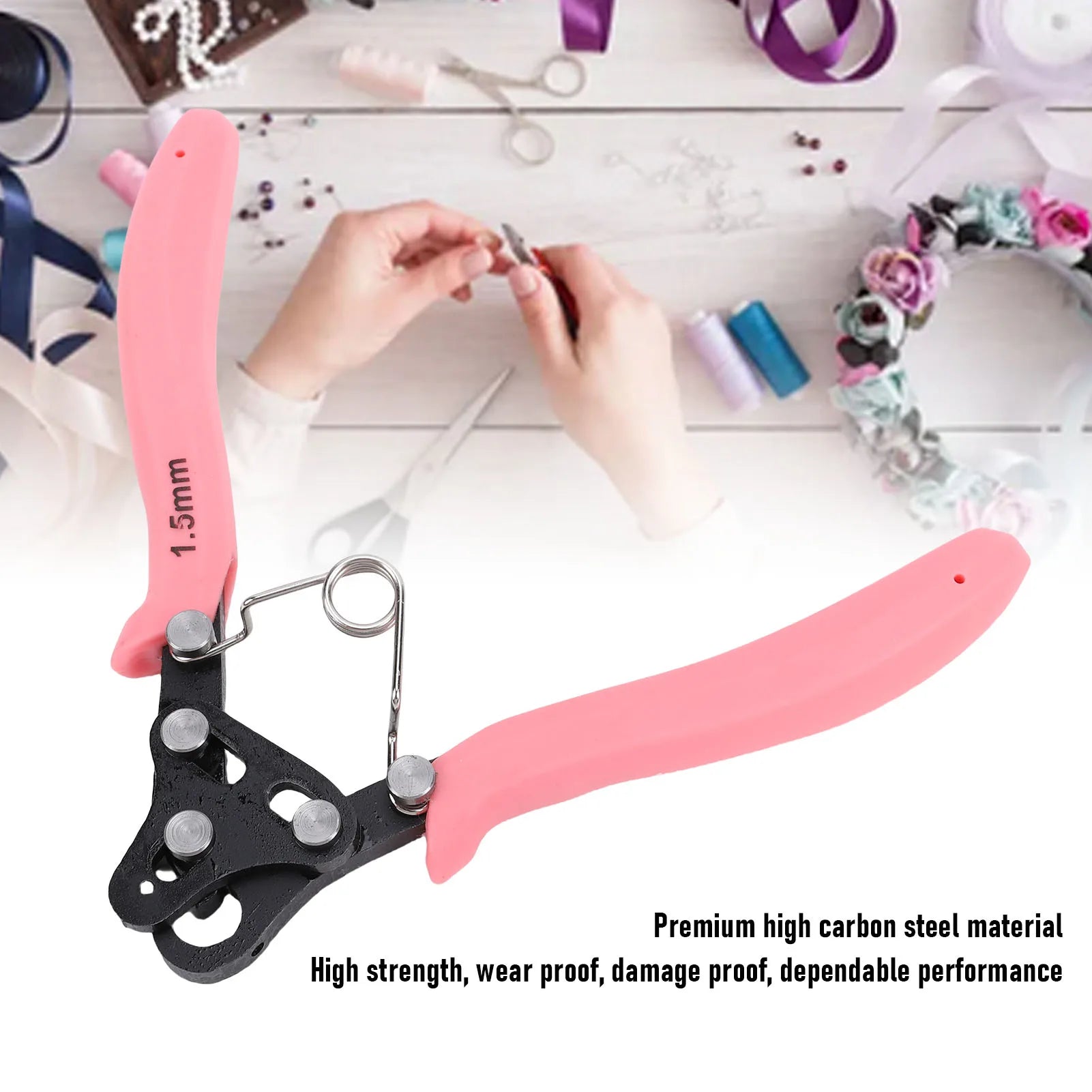 9 Pin One Step Looper Pliers for Jewelry DIY Metal Craft Wire Bending Tool Consistent Loop Creating Craftsmanship Essential