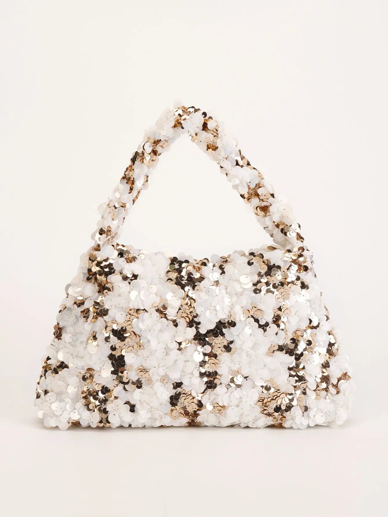 New sequined handbag high-end dinner bag chain oblique span women's shoulder bag fashion women's bag