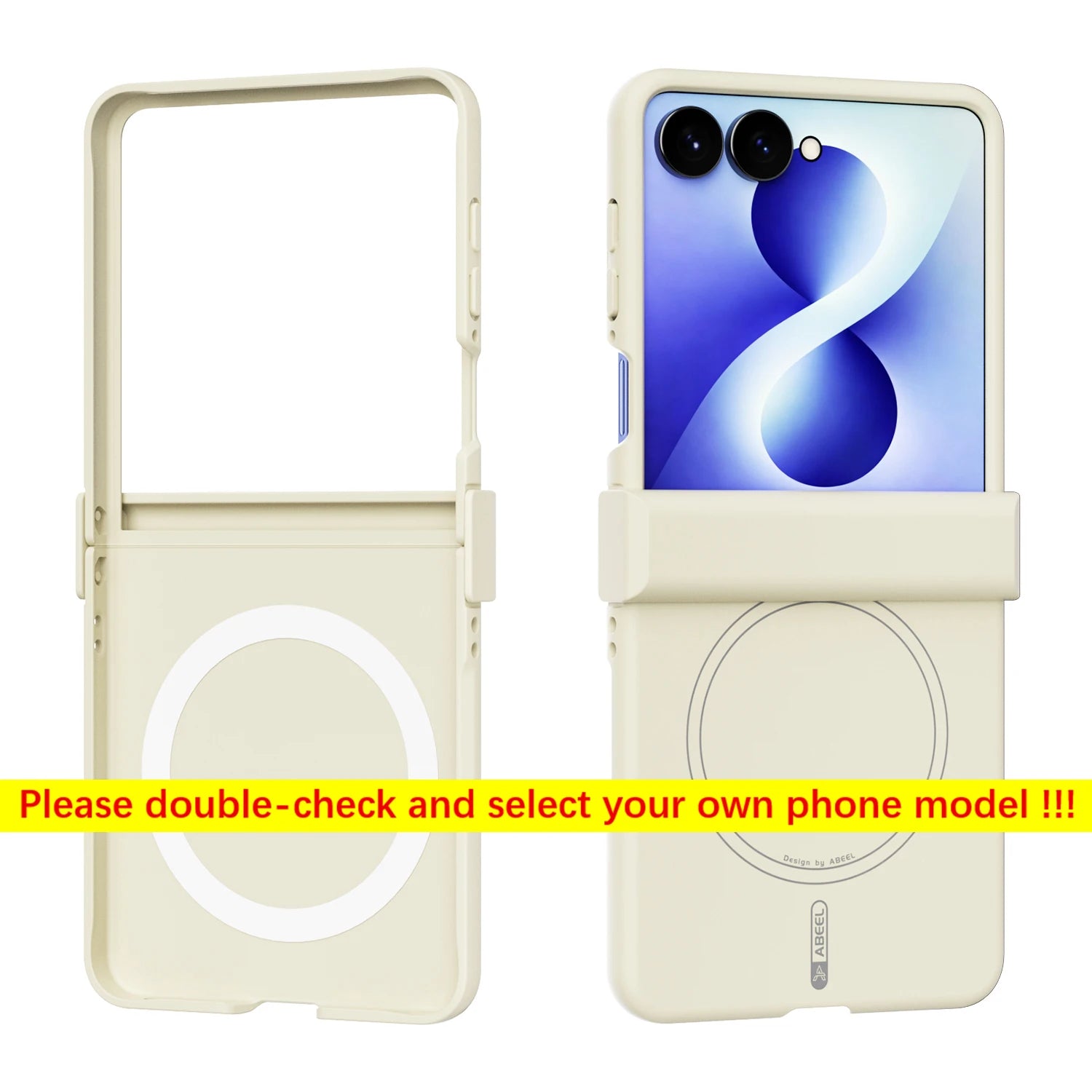 For Samsung Galaxy Z Flip8 7 FE 6 5 Phone Case Magnetic Silicone Wireless Charging Three-In-One Hinge Tough PC Cover Hard Fundas