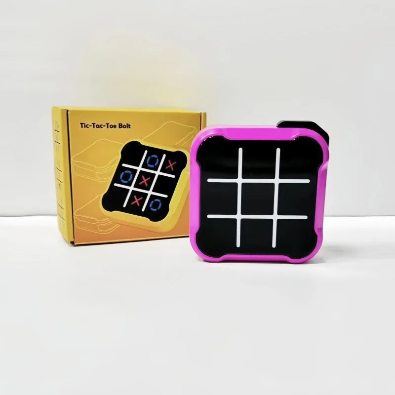 Portable Handheld Board Indoor Game Toy Classic Fingertip Toy Board Game Multifunctional Electronic Tic-Tac-Toe Board