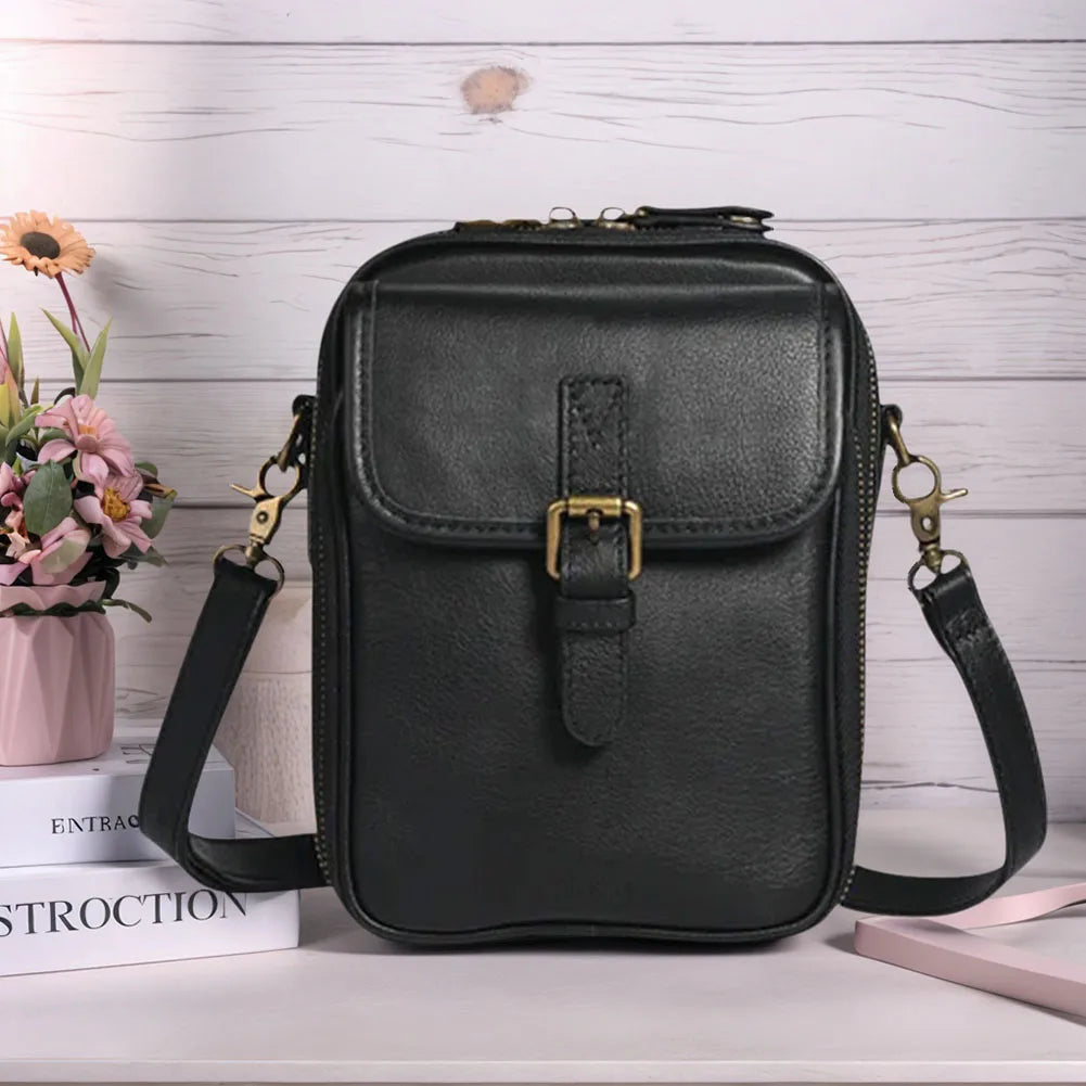 Retro Crossbody Bag Large Capacity Shoulder Bag Fashionable Mini Crossbody Purse Adjustable Removable Strap Wallet Purse