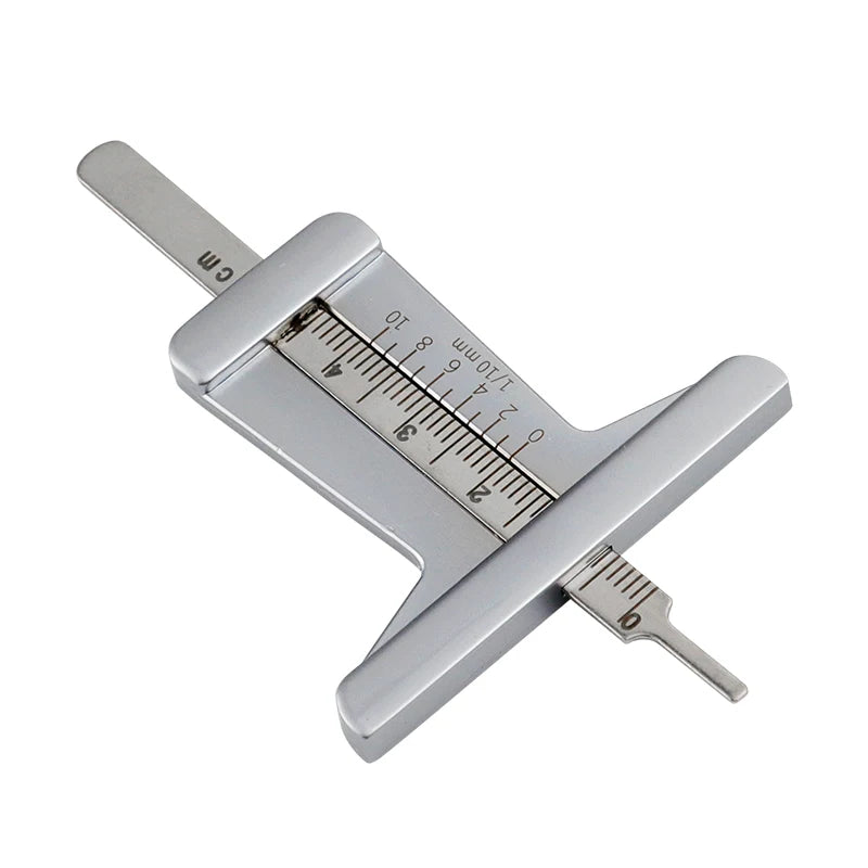 Stainless Steel Car Tyre Tire Tread Depth Gauge Meter Ruler Caliper Measuring Tool Moto Truck