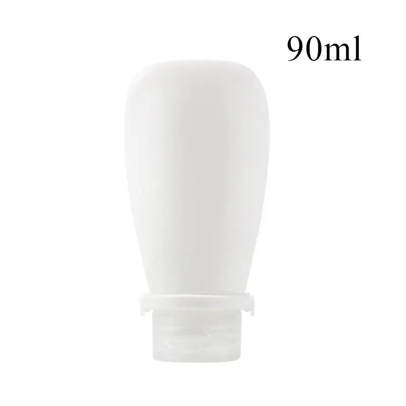 1/2/3pcs 90Ml Travel Silicone Refill Bottle, Shower Gel, Shampoo Refill Bottle, Squeeze Refill Empty Bottle