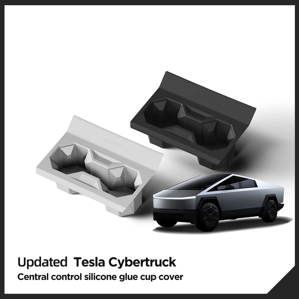 For Tesla Cybertruck 2024 2025 Water Cup Holder Central Control Drinks Holder Car Interior Accessories Water Cup Storage Box