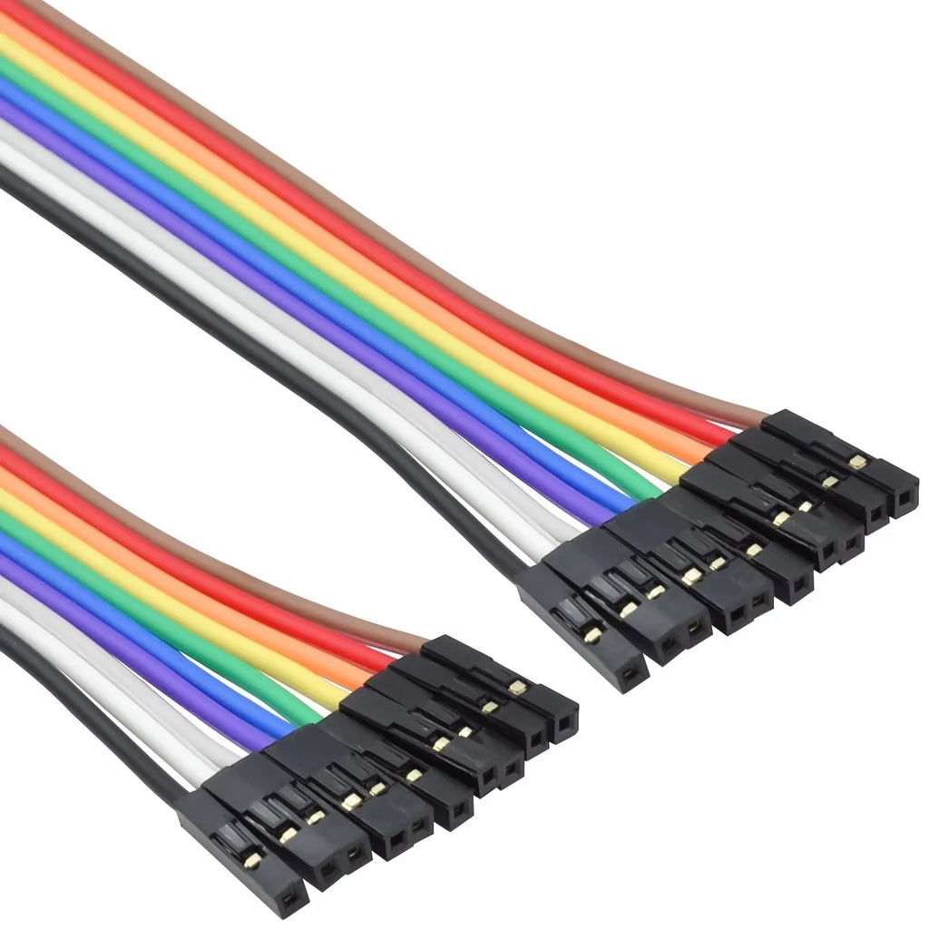 Pure copper dupont wire thickened 28 core female to female male to female color cable 2.54 terminal connection wire gold-plated