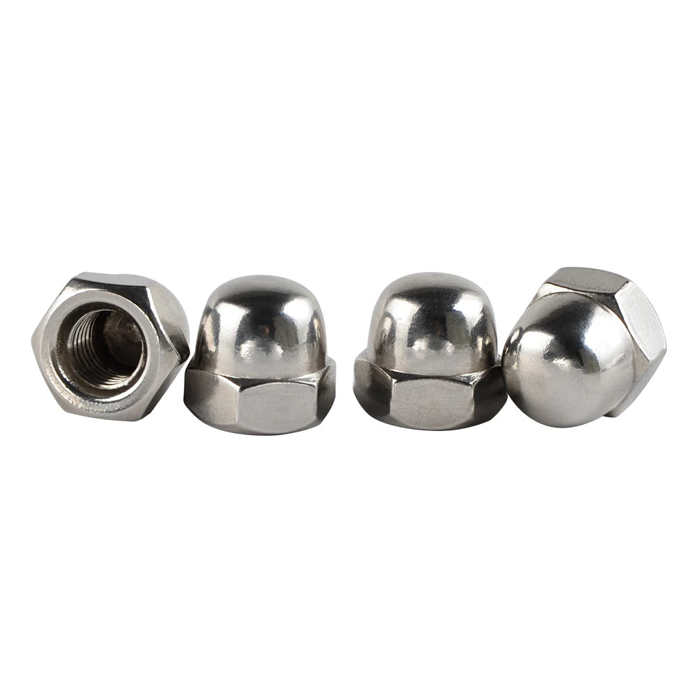 4pcs 6mm 10mm Motorcycle Acorn Nuts M10*1.25 M6*1.00 M6 M10 Auto Hexagon Cover Dome Cap Nut Blind Nuts
