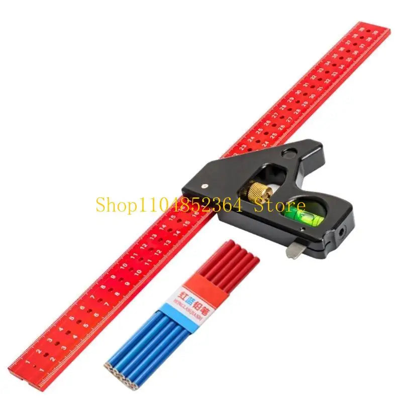 652F Functional Measuring And Marking Tool with10 Pencils For Home Improvement Tasks