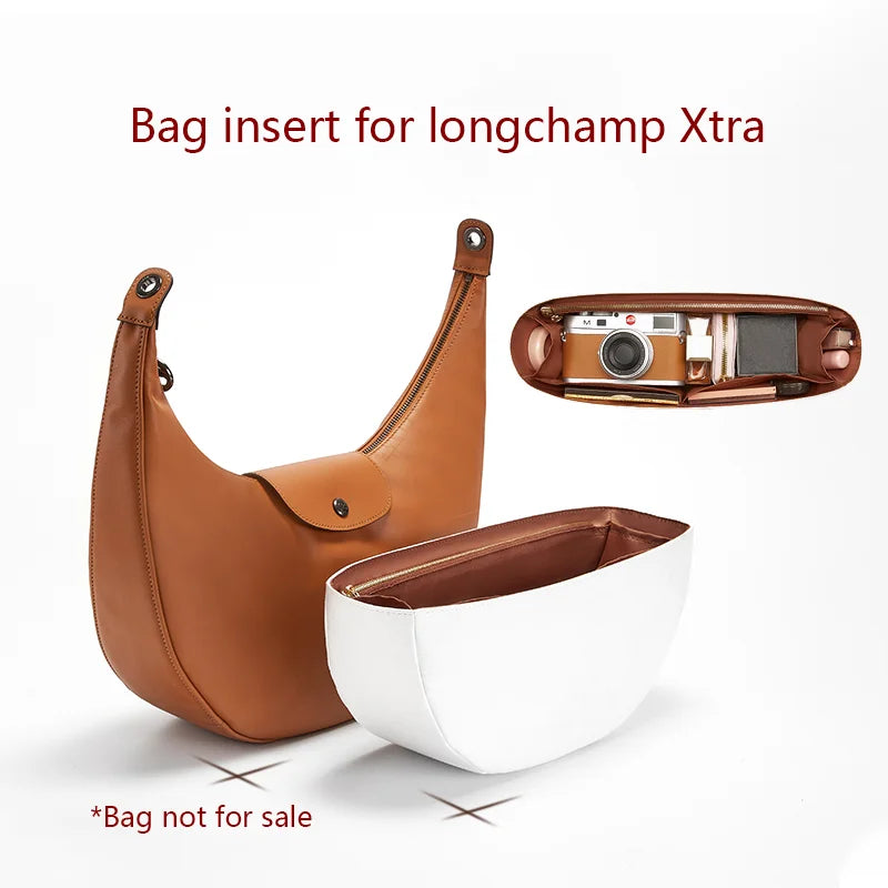 Bag Organizer Insert For Longchamp Xtra Handbag Bag Insert Storage Dupont Paper Bag Support Lightweight Bag Accessories