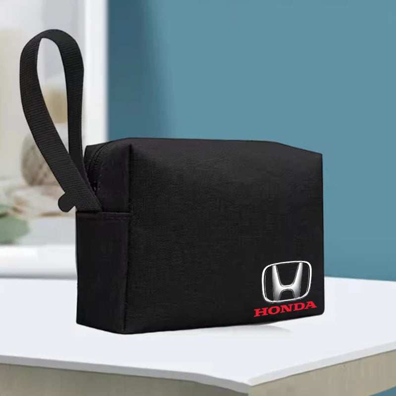 Travel Storage Bag Cable Storage Organizers Pouch Carry bag For Honda Civic 10 11th Jazz City Gen Hrv Fit Accord Mugen RR Forza