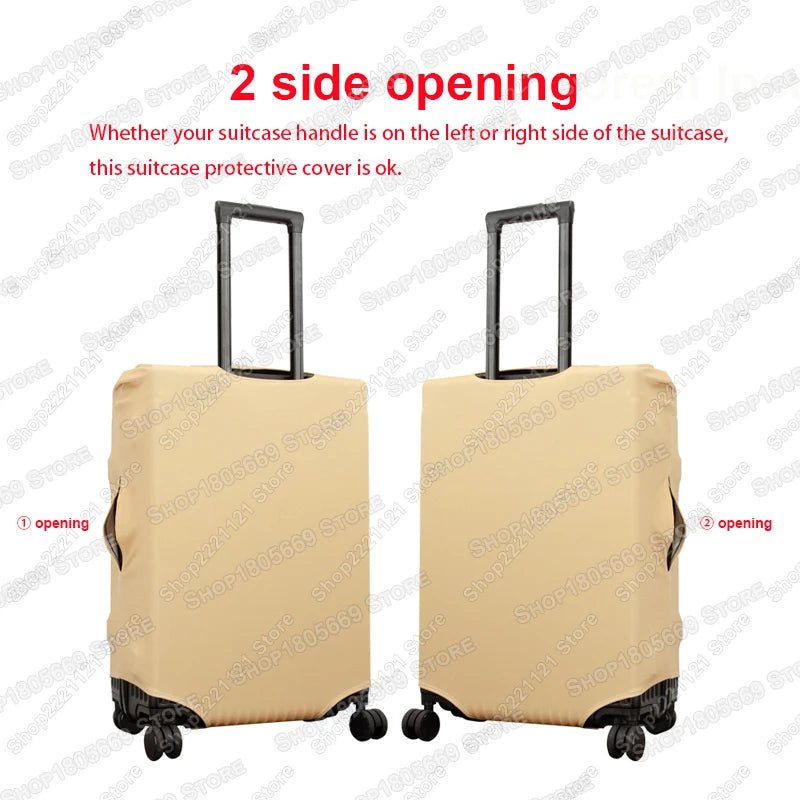 3D Animal Tiger / Lion / Wolf Bursting Through Wall Luggage Cover Elastic Trolley Case Covers Suitcase Protective Cover