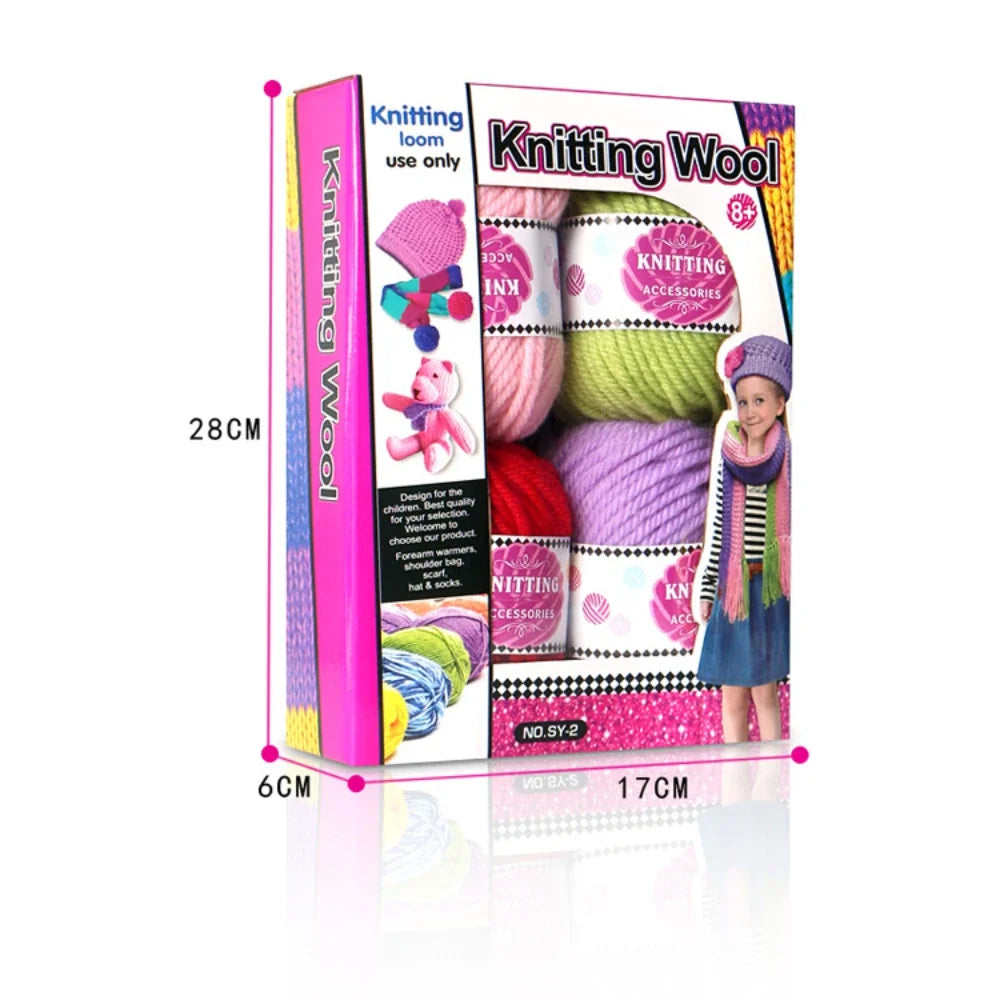 Automatic Knitting Machine, 22 Stitches Smart Knitting Board Rotary Double Crochet Knitting Machine Kit for Adults or Beginners