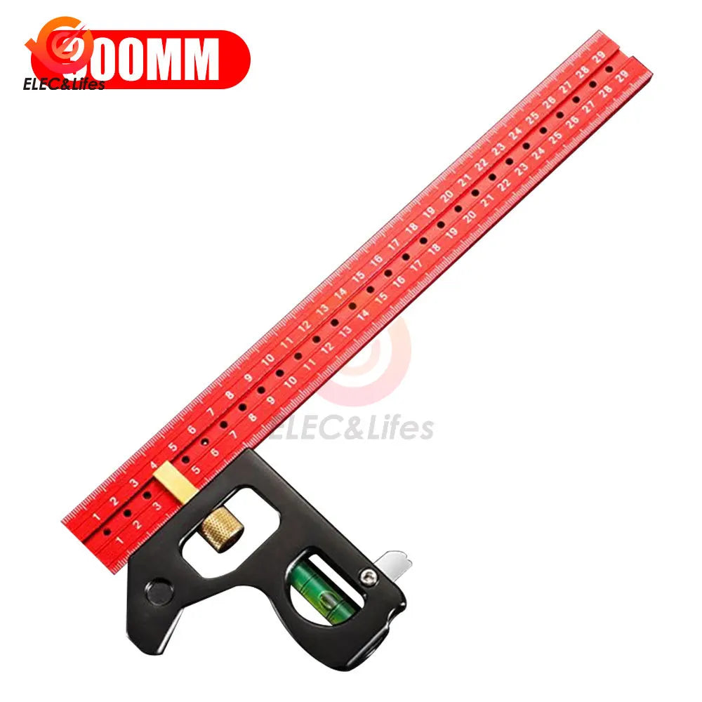 30/40cm Square Right Angle Ruler Woodwork Protractor Engineers Carpenter Straightedge Multi Combination Measuring Tools