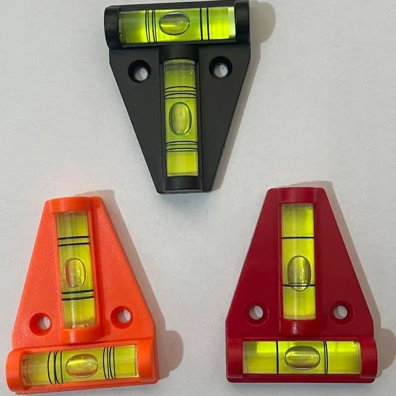 T-Type Spirit Level Triangle Measuring Kit Plastic Vertical Horizontal Adjuster For Caravan Camper RV Leveling Adjustment Tool