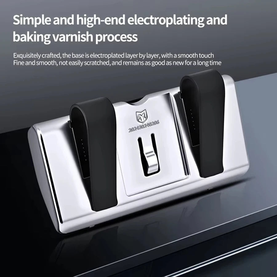 Magnetic Switch Car Glasses Box Portable Car Sun Visor Sunglasses Holder Car Eyeglass Case Portable Electroplated Glasses Box