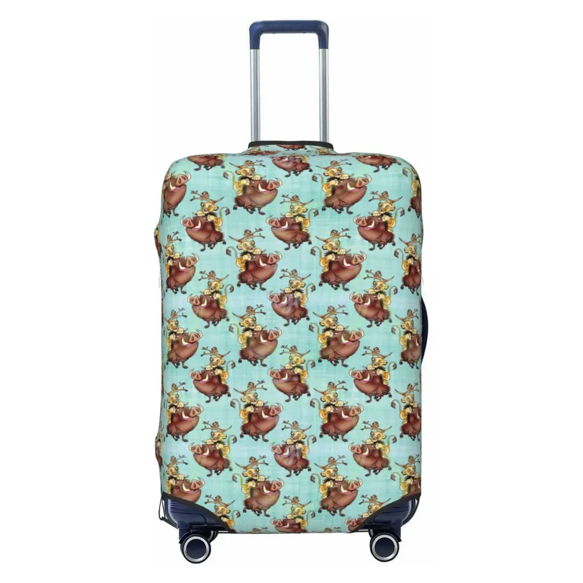 Custom The Lion Cartoon K-Kings Simba Luggage Cover Fashion Suitcase Protector Covers Suit For 18-32 inch