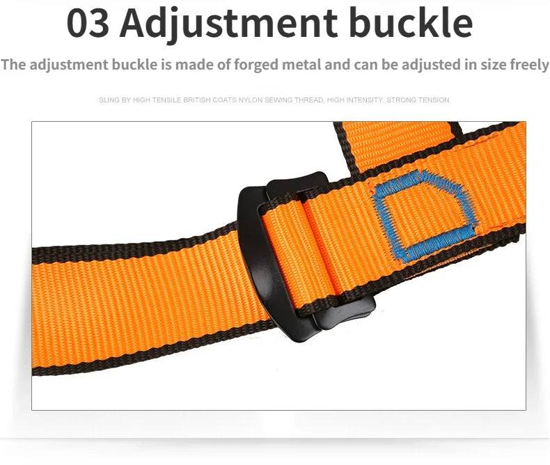 Professional Climbing Harness Safe Seat Belt for Rescue High Level Caving Climbing Adjustable Rappelling Equipment Half Body