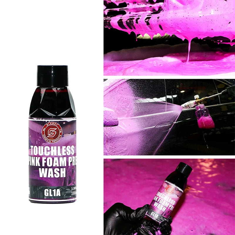 Prewash Pink Foam Shampoo Auto Cleaning Foam Auto Cleaner for Station Car Detailing Chemical Cleaner Wash Shampoo Car Wash Tool