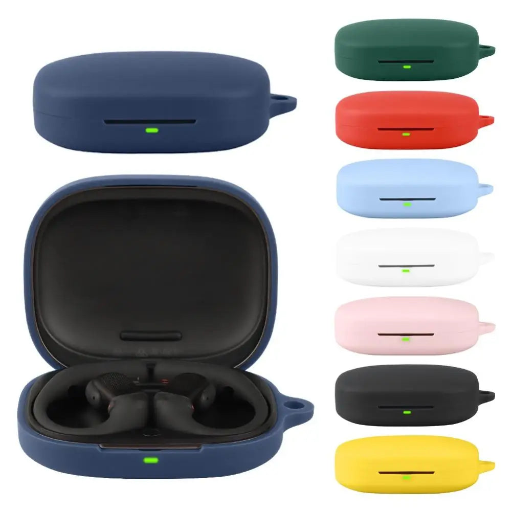 Protective Case for SHOKZ OpenFit Pro T010 Soft Silicone Shockproof Cover with Hook Anti-Fingerprint Dustproof Headphone Shell