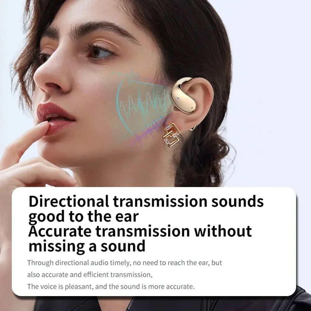 Wireless Translation Earbuds HIFI Bass ENC Noise Reduction 144 Languages Real Time Ai OWS Open Bluetooth 5.4 Headphones