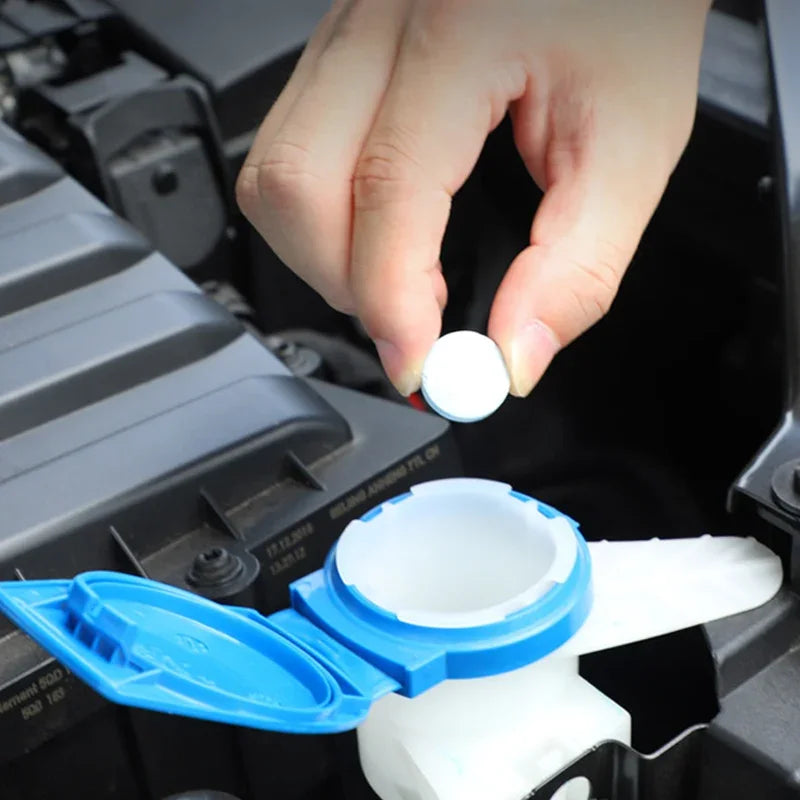 10/50PCs Car Effervescent Tablets Solid Windshield Cleaner Windscreen Wiper Cleaning Window Glass Dust Washing Car Accessories