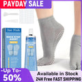 Anti Slip Sock Glue with Scraper and Template Sock Stop Non Slip Adhesive DIY Sock Stop Agent for Anti-Slip Socks Bathroom Mats