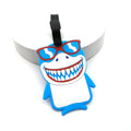 1PCS Cute Shark Luggage Tag Boarding Luggage Tag Item Loss Prevention Tag Travel Essential Loss Prevention Hanging Tag