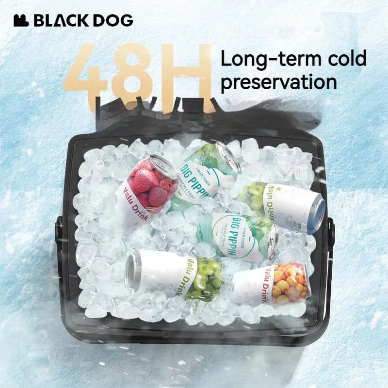 BLACKDOG 13L/25L Mobile Thermal Box Large Capacity Cooler Box PP Material Camping Outdoor Car Ice Picnic Portable Incubator Box