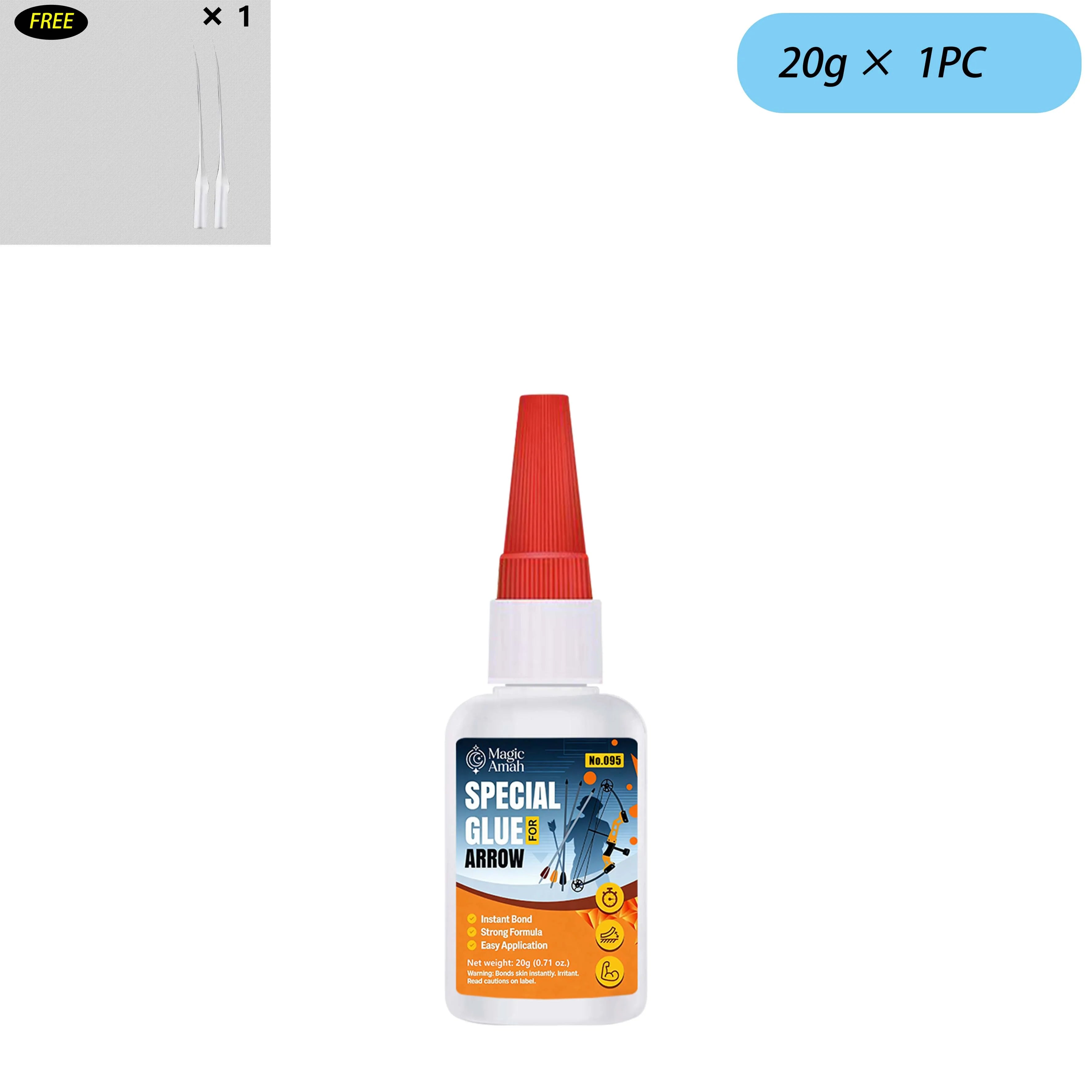 1-5Pcs Special Arrow Glue, Instant Bond Strong Adhesive for Bow and Arrow, Archery Fletching & DIY Repairs