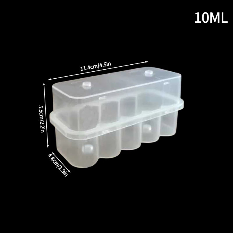 10-50PCS Peptide Storage Box 3ml Vial Case Peptide Storage Case Peptide Container Fridge Peptide Storage Box Peptide Holder