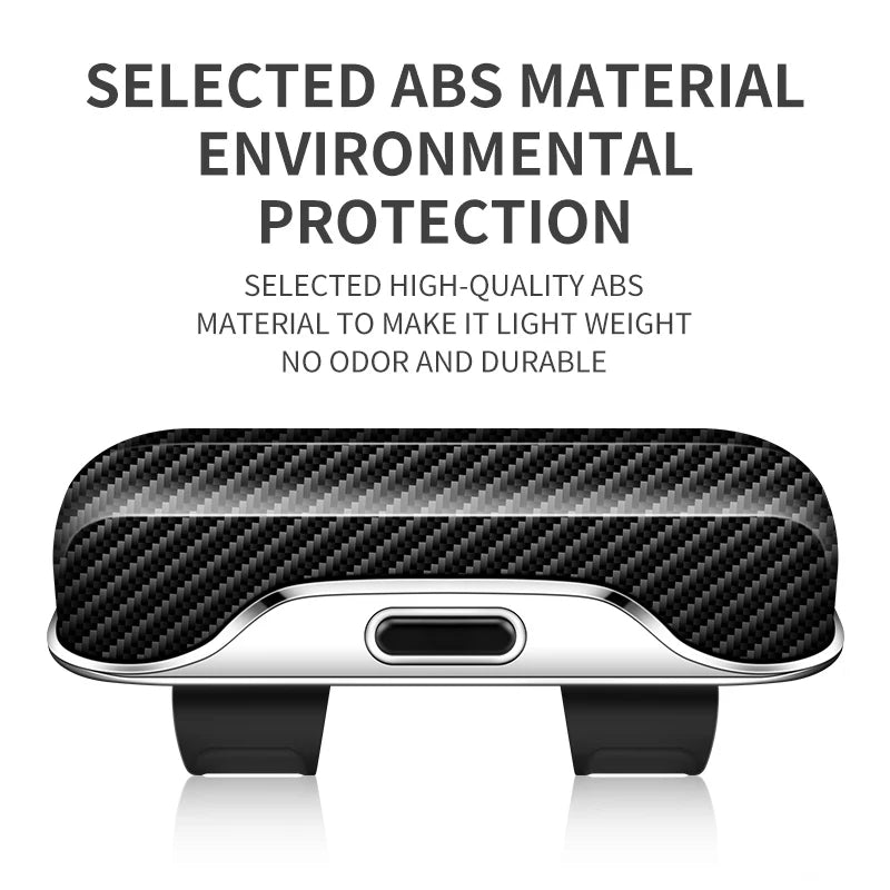 Car Sun Visor Glasses Case One-Hand Operation Racing Style Car Glasses Box Anti-Scratch Velvet Interior Car Interior Accessory
