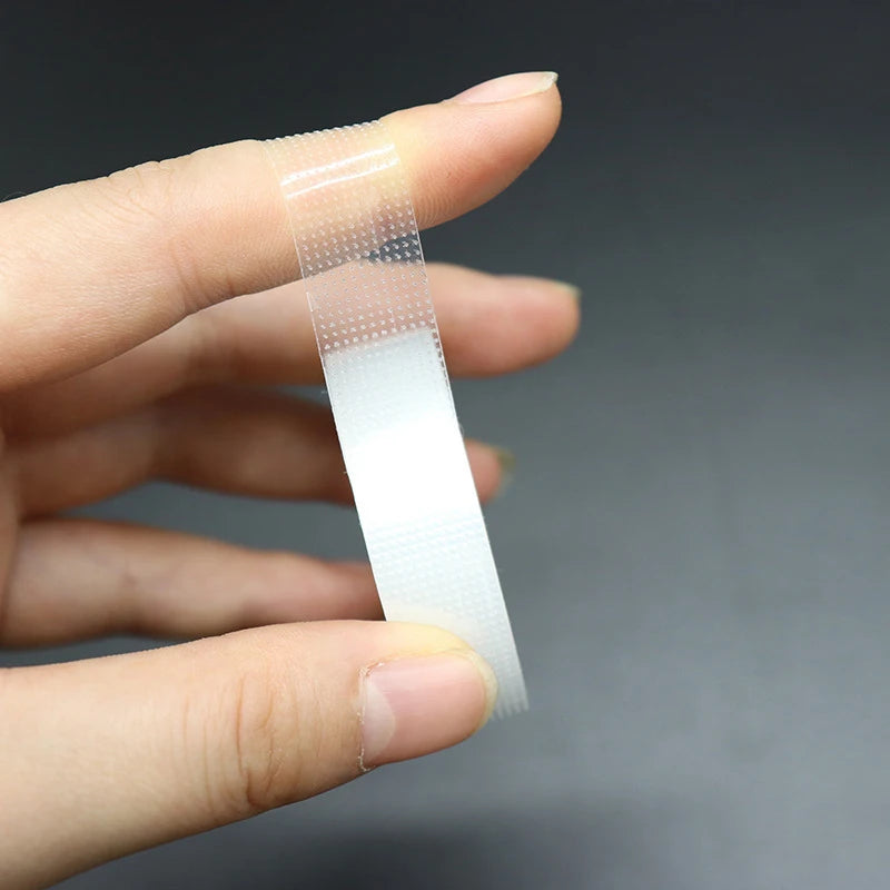Eyelash Tape Transparent Adhesive Fabric 9m/10 Yard/Roll Adhesive Breathable Micropore Fabric Tape for Eyelash Extension Supply
