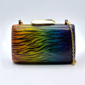 Acrylic clutch bag women designer evening party box purse 2025 new pink green white color handbag wholsale