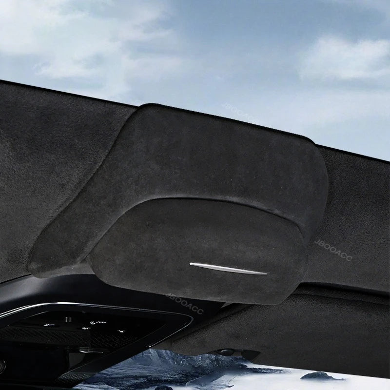 For Geely Zeekr 7X 2025 001/009 2021-2024 Car Roof Sunglasses Holder Glasses Case Mounted Storage Box Car Receipt Storage Box