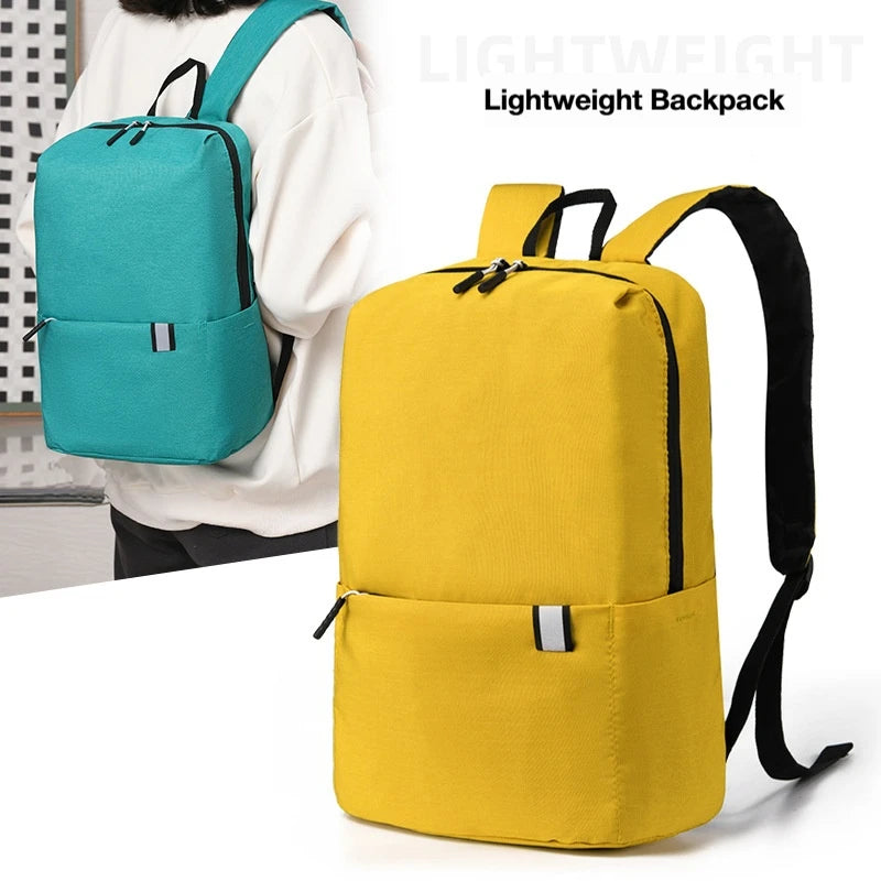 Leisure Travel Backpack Single Shoulder/hand-Held/double Shoulder Bag Waterproof Material Lightweight Student Backpack Unisex