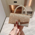 Gold Sequin Evening Bag Women Elegant Fashion Banquet Clutch Chain Shoulder Bags Luxury Purse Female Wedding Party Handbags