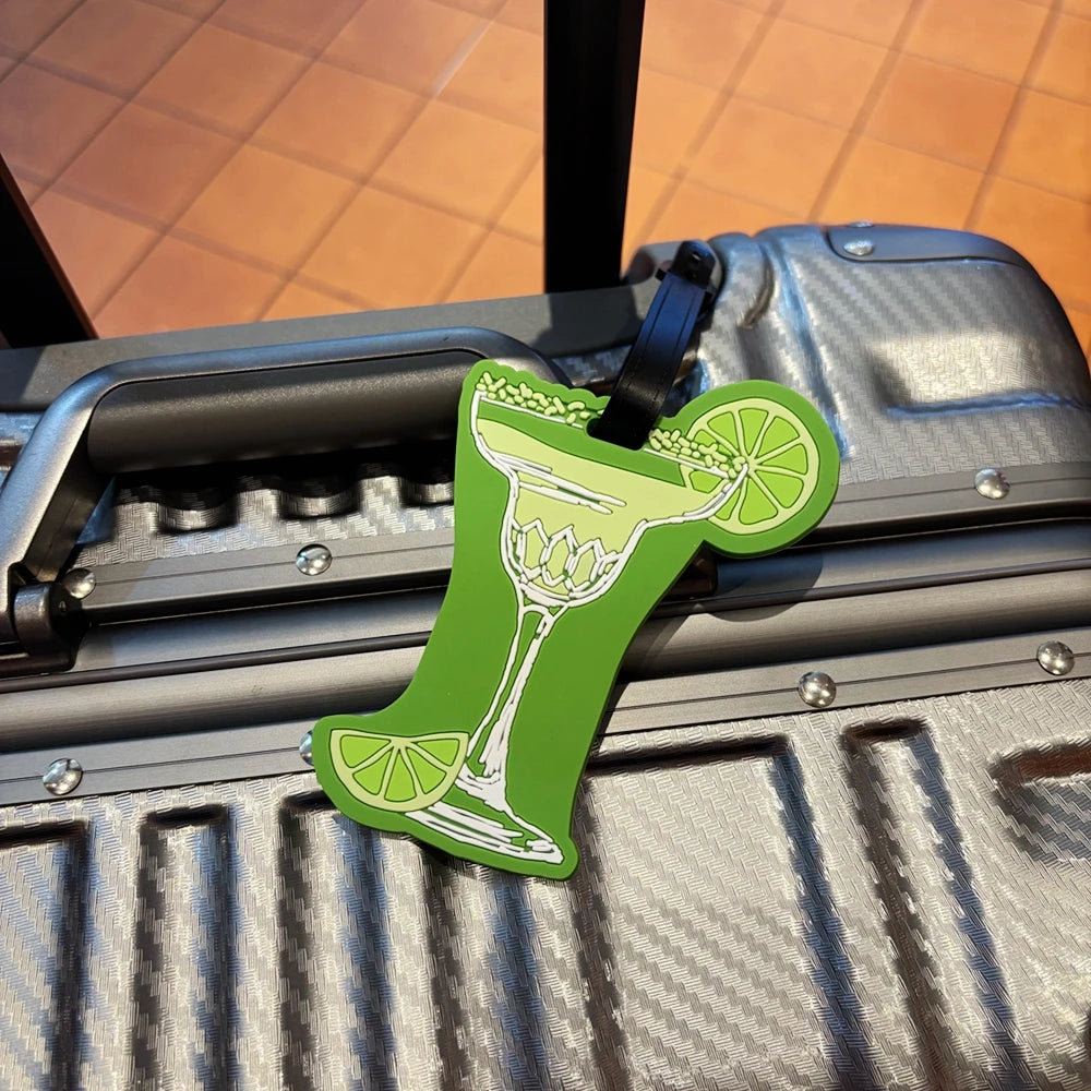 1Pc Animal High-Footed Cup Luggage Tag Can Write Name, Bag, Pendant, Graduation Season Travel Pendant, Gift, Airport Luggage Idea