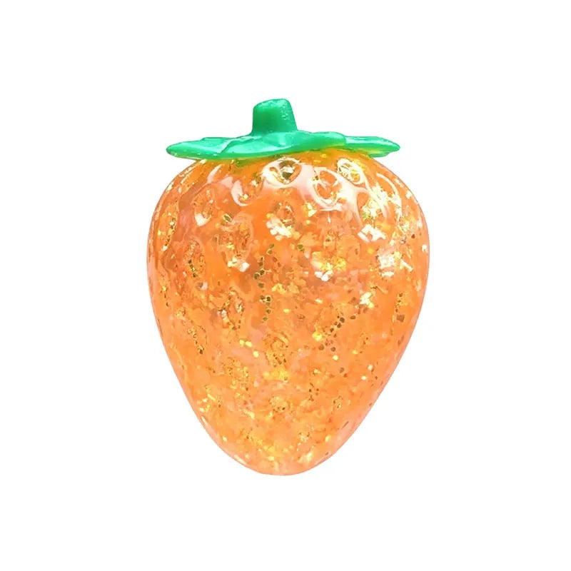 Cute Strawberry Stress Relieving Toy Strawberry Decoration Children's Party Gift Stress Relieving Soft Touch