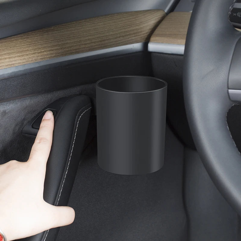 2/4pcs For Tesla Model 3 Y Car Door Cup Holder Cup Storage Box Rack Door Mount Drink Rank Water Bottle Stand Auto Accessories