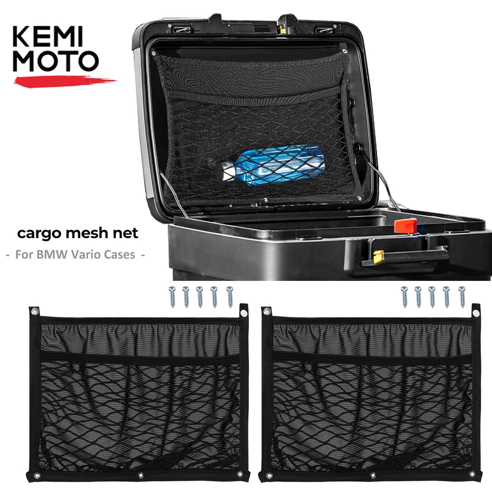 Storage Organizer Cargo Mesh Net For BMW Vario Cases Panniers For BMW R1200G R1250GS F650GS F700GS F750GS F800GS R850GS R1200G