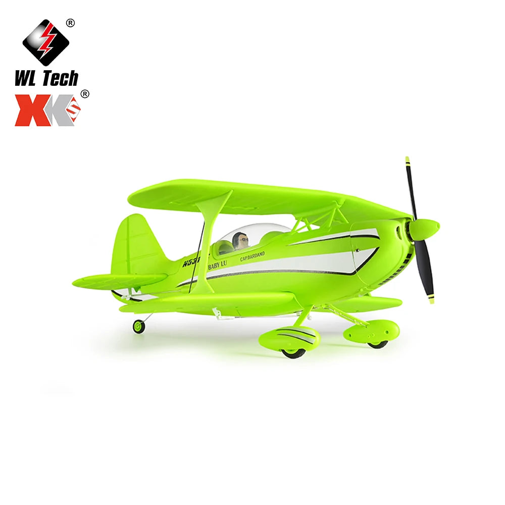 WLtoys A310 RC Biplane Plane 3D6G Remote Control Brushless Glider EPP Fixed-Wing Aircraft Model Stunt Airplane Toys for Kids