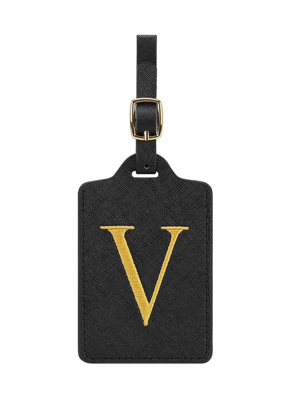 Premium Leather Business Luggage Tag Luggage Address Label Carry-on Luggage Label Name ID and Address Folder Travel Accessories
