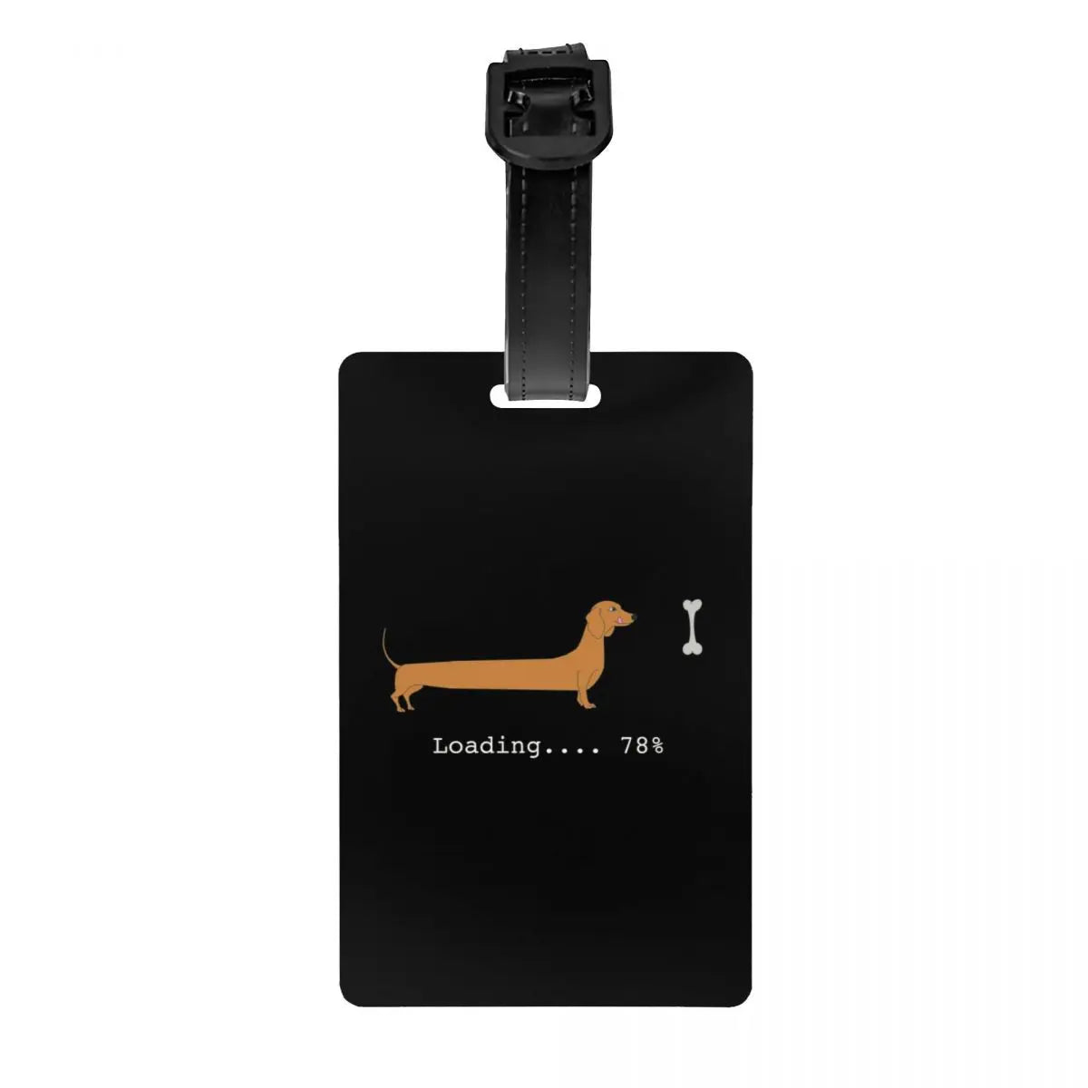 Custom Dachshunds Dog Luggage Tag Privacy Protection Badger Sausage Wiener Baggage Tags Travel Bag Labels Suitcase