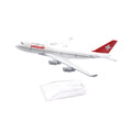 JASON TUTU 16cm Swiss Air Airlines Boeing 747 Airplane Model Airplane Diecast Metal 1/400 Scale Planes