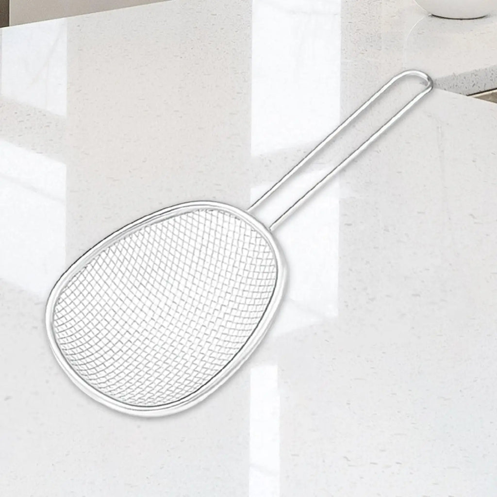 Stainless Steel Pasta Spaghetti Strainer, Ergonomic Handle Kitchen Utensil Dumpling Colander Accessories Food Strainer Colander,