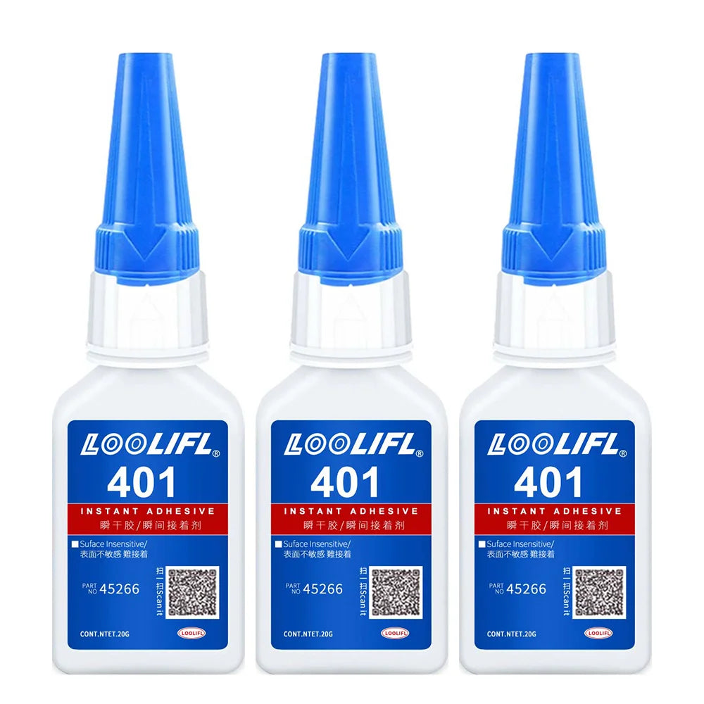 Super Glue with a Curing Time of 2-5 Seconds - Strong Adhesive, Permanent Fabric Adhesive, Used for Repairing and DIY | Shoes20g